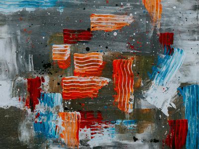 Vibrant abstract shapes suggesting creativity and freedom